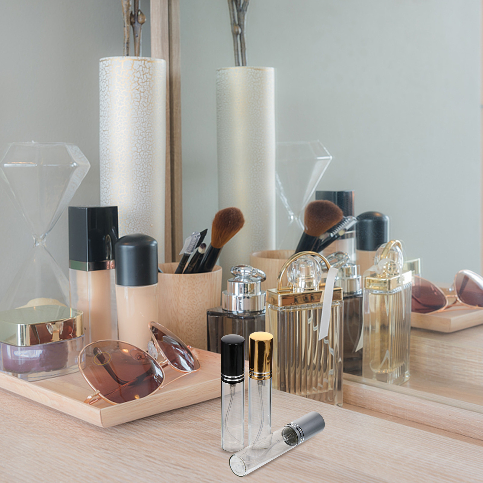 Misting Bottle Fine - 6개입 고급 휴대용 향수 스프레이 병,