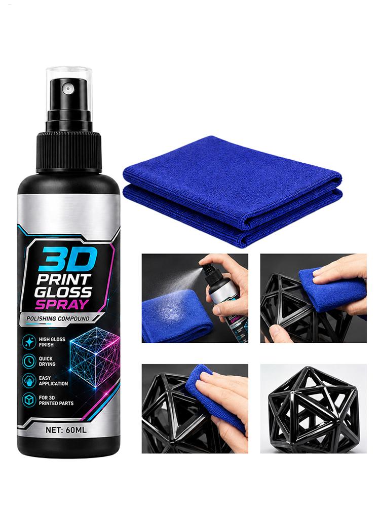 Misting Bottle Fine - 100ml 3D 프린트 광택 스프레이, 빠른