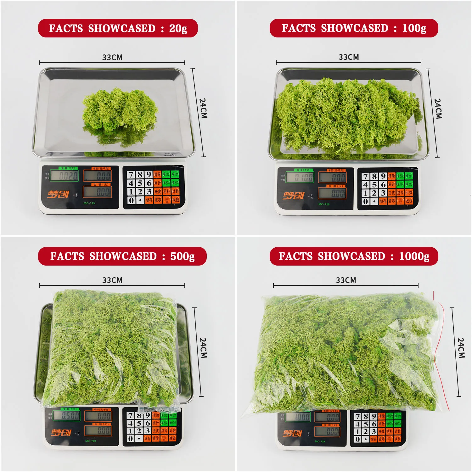20-200g 인공 녹색 식물 가짜 잔디 영원한 생명  - Sphagnum Moss Dry 리뷰 및 가격