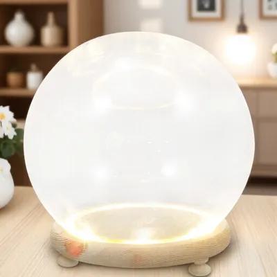 프리저브드 플라워, 투명 유리 덮개, 장식용 진열함,  - Plastic Dome Clear 리뷰 및 가격