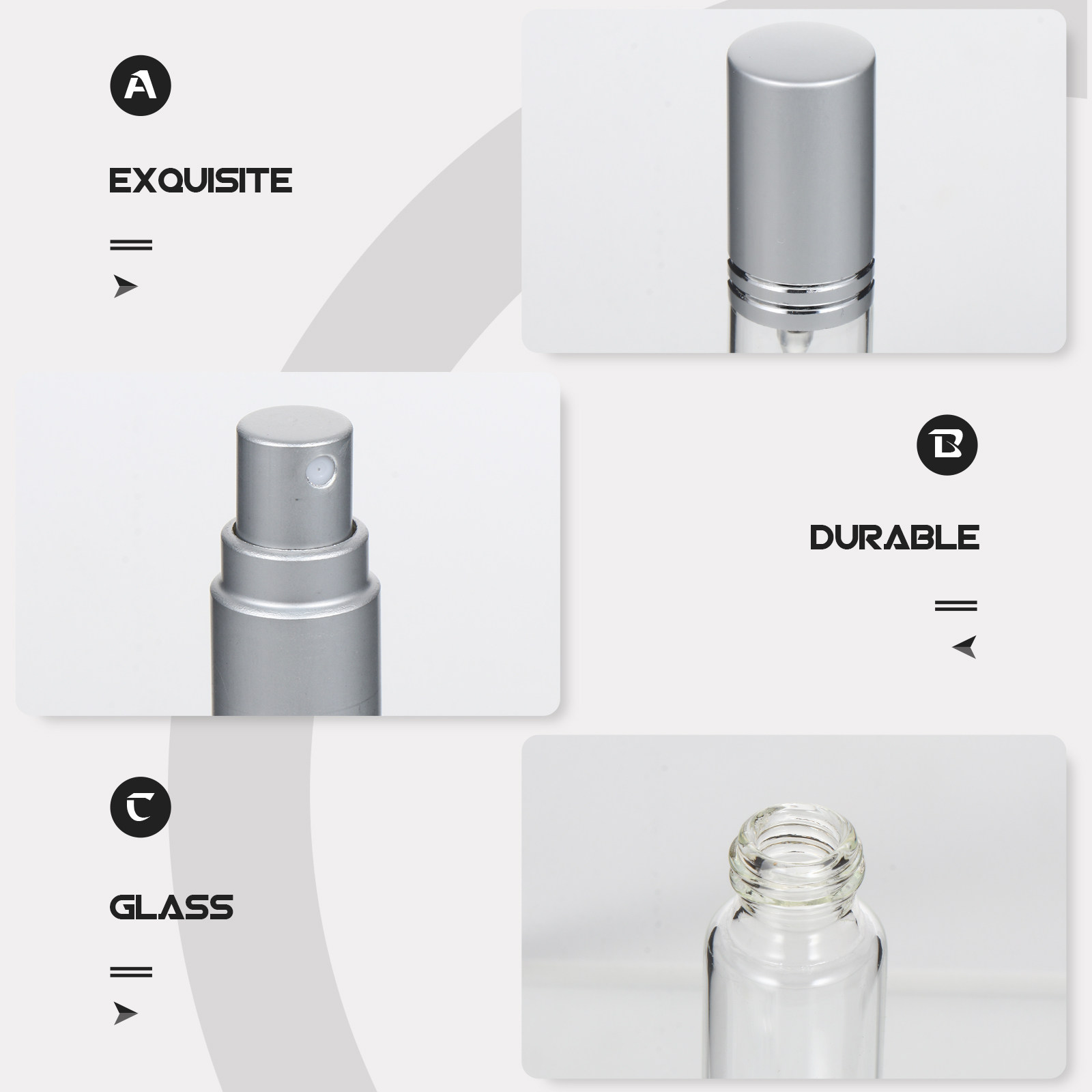 6개입 고급 휴대용 향수 스프레이 병, 가볍고 누수 방 - Misting Bottle Fine 리뷰 및 가격